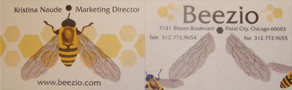 Beezio Business Card