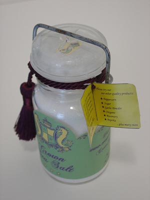 Sea Salt Jar Label